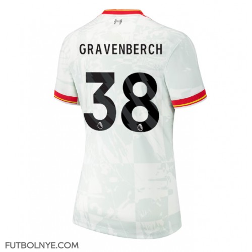 Camiseta Liverpool Ryan Gravenberch #38 Tercera Equipación para mujer 2024-25 manga corta